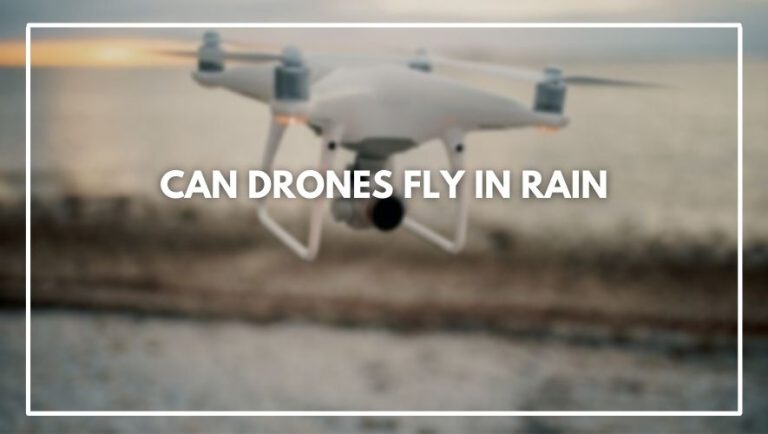 Can drones fly in rain